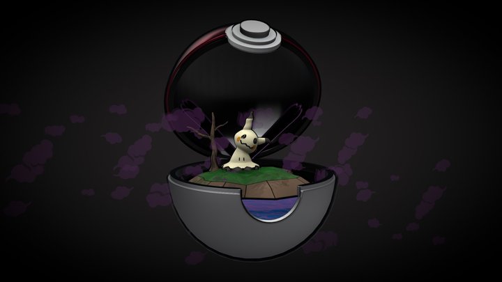 Mimikyu Terrarium 3D Model