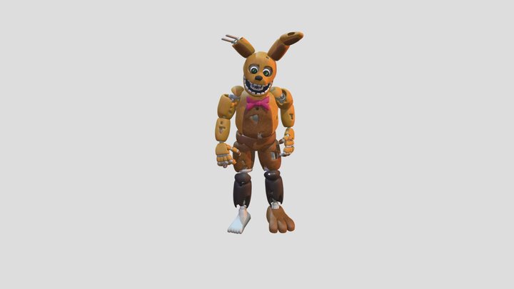 Withered Springbonnie V2 3D Model