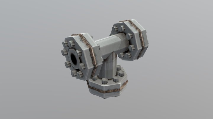 T-JUNCTION-VALVE 3D Model