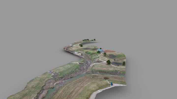 South Mesquite Creek - Drainage Study 3D Model