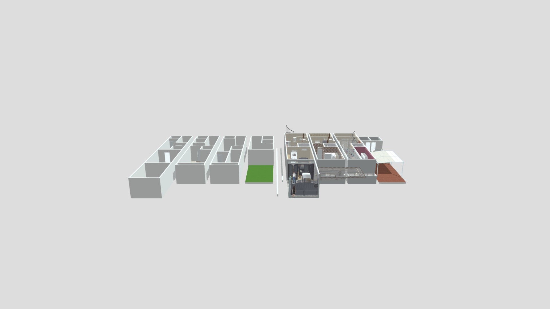 House 4x21m2 3.5f v2 furnished