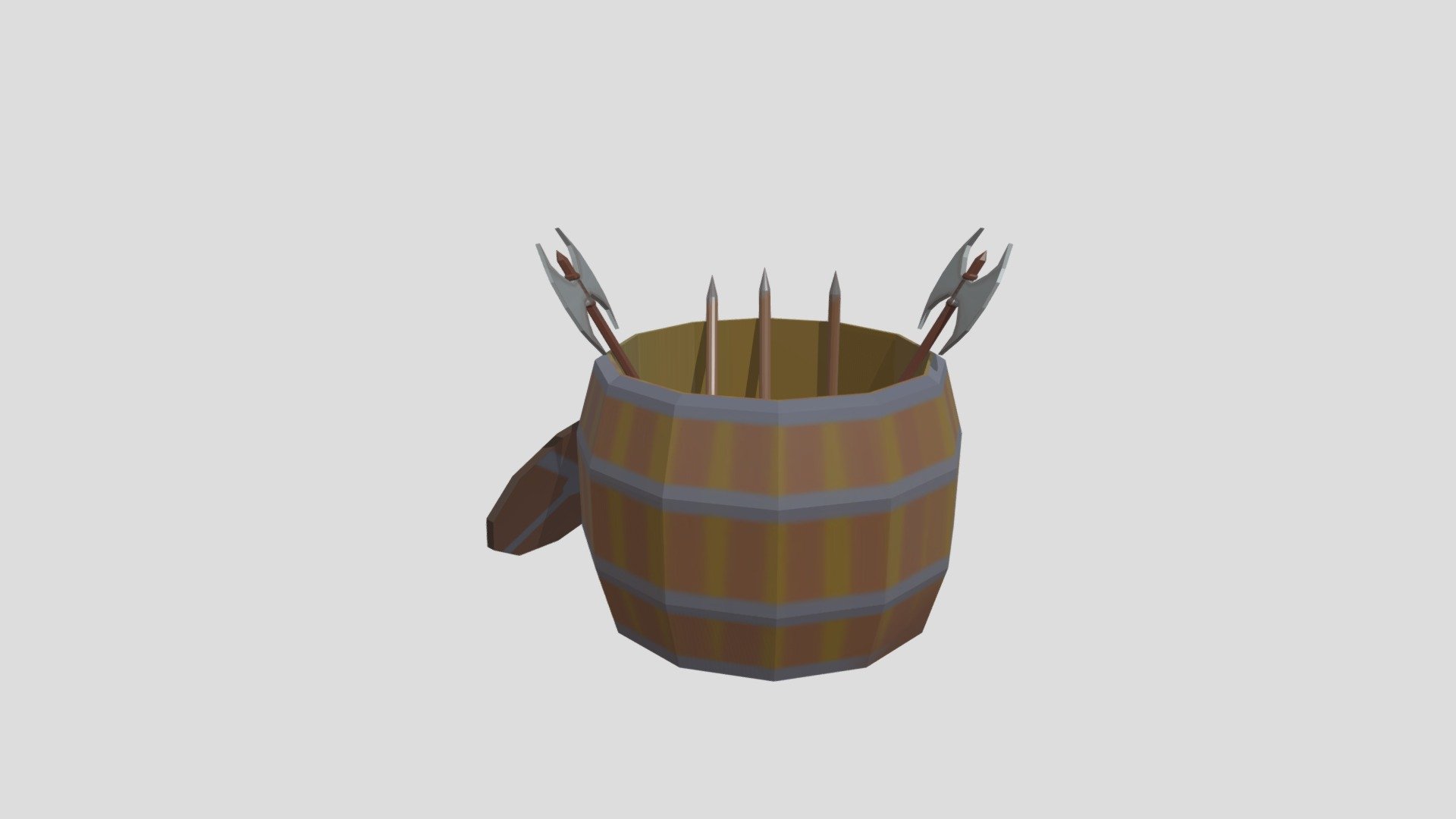 Barriu Com Armas e Escudos