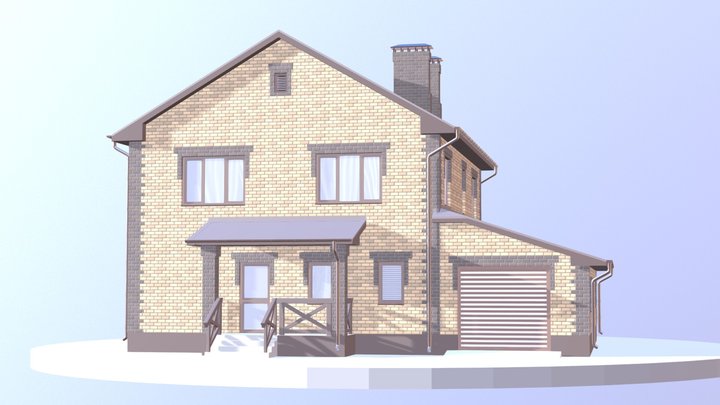 Проект дома 201-А 3D Model