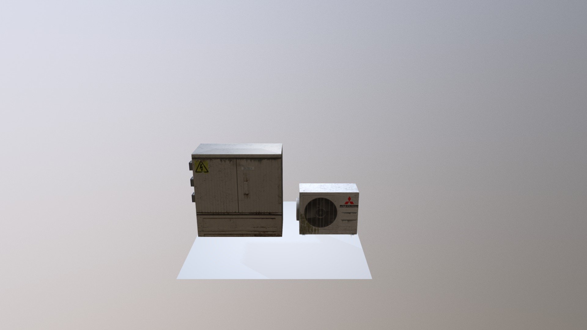 Electrical Box And AC Unit