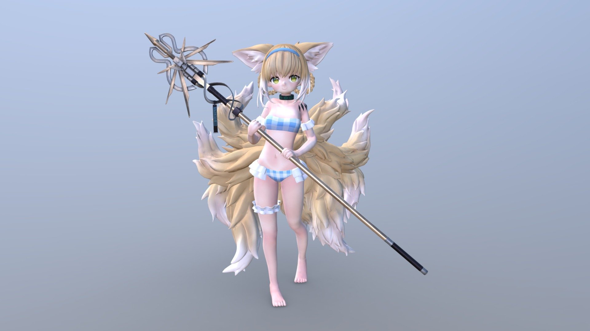 Arknights 明日方舟] Suzuran鈴蘭- 3D model by Suki3D (@sukisheuyt