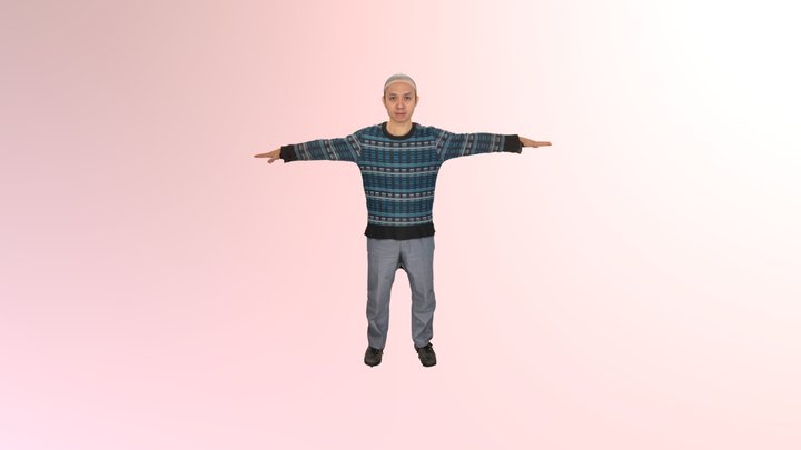 Test man 05 3D Model