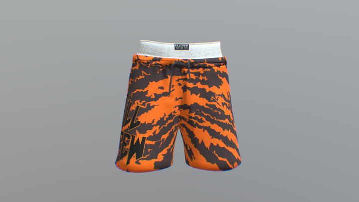 Kill Crew Tiger Shorts 3D Model