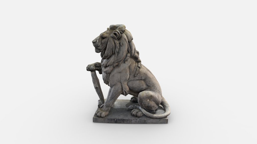 Lion Statue - optimized