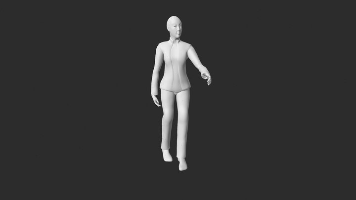 Michelle Likeness (unfinished) rig 3D Model
