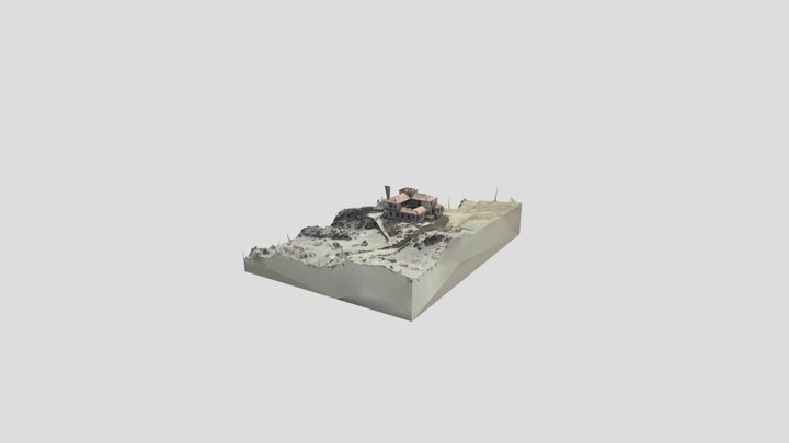 Casa de administracion - Minera Gatico -1914 3D Model