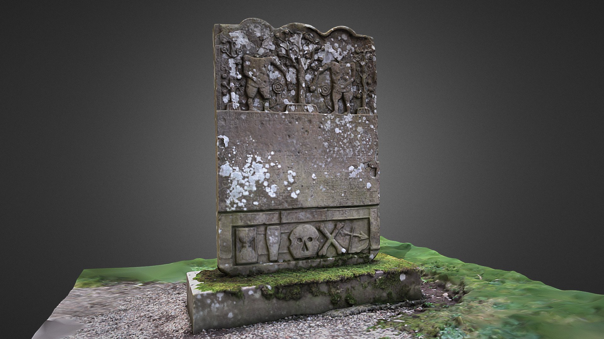 1737 Gravestone, Fettercairn, Aberdeenshire