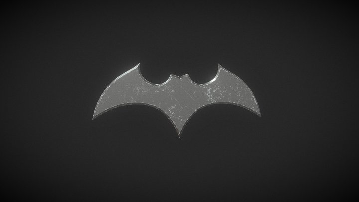 Batman Logo Weapon 3D Model