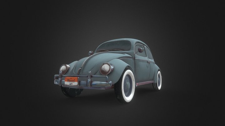 VW Beetle 3D Model