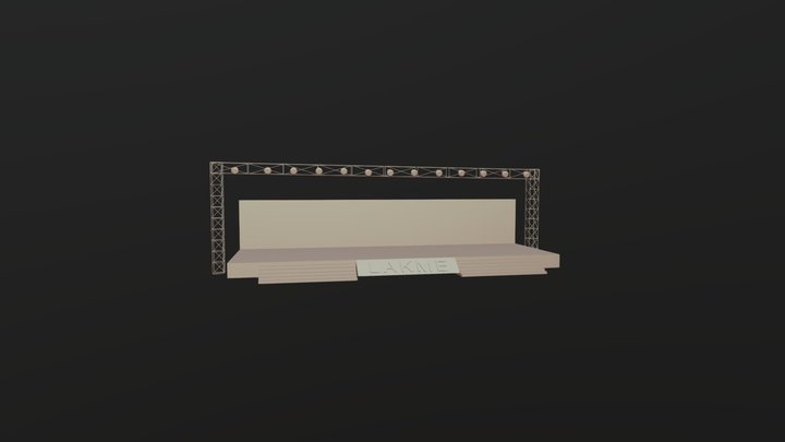 stage design 3D Model
