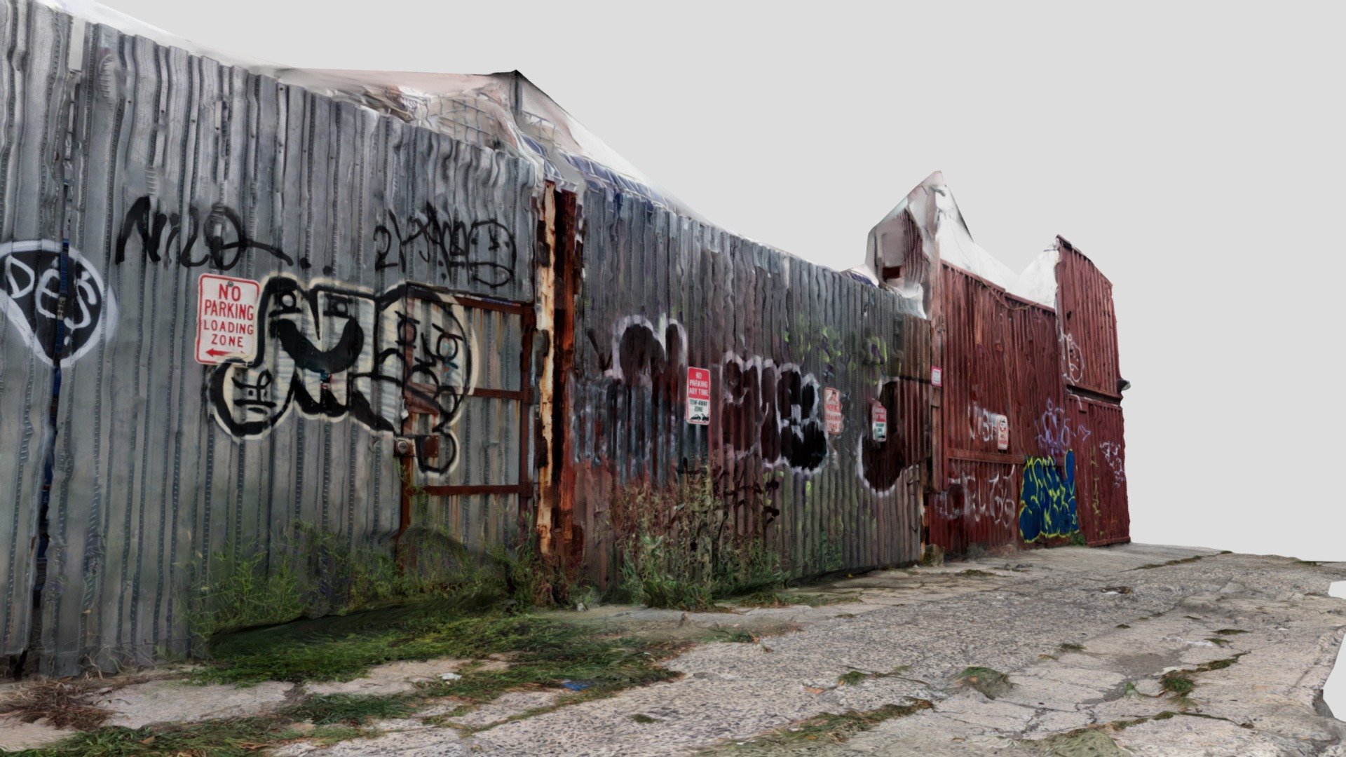 Big Fence and ground Photoscan