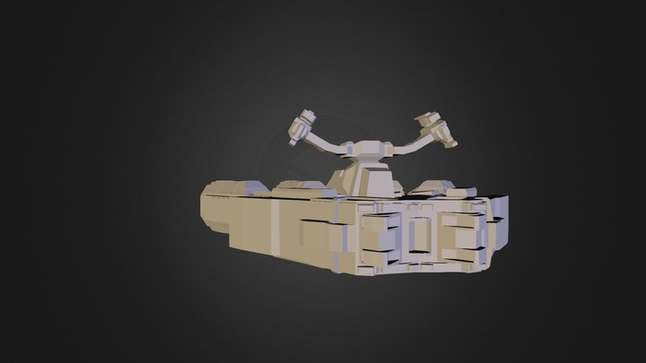 Taxtin Capital Ship 3D Model