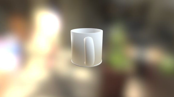 Porcelain Cup 3D Model