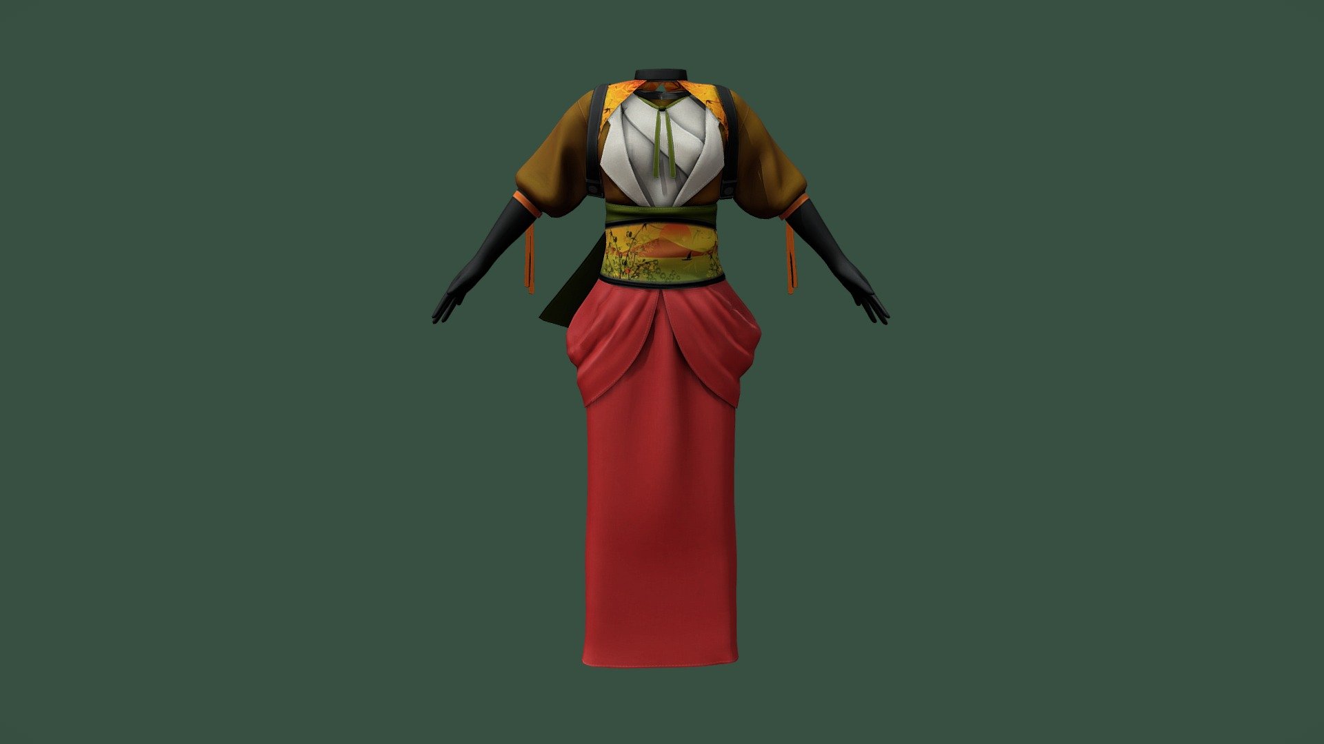 Japanese Martial Art Costume Buy Royalty Free 3D model by 3dia [6271014] Sketchfab Store