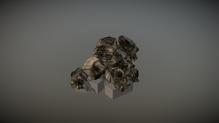 Corrupted Golem 3D Model