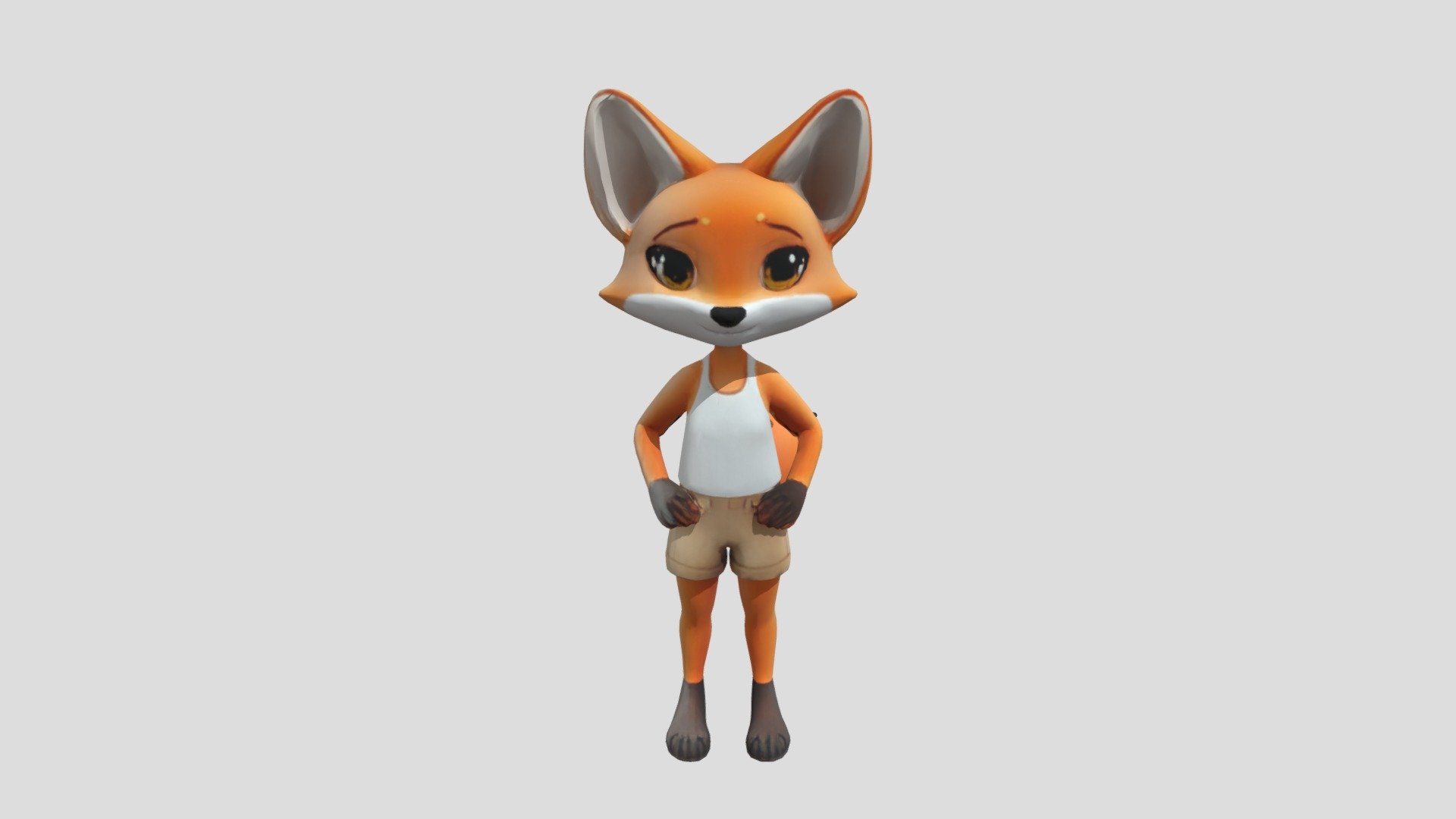 Silent fox - Download Free 3D model by 123_Iwannagonow [627487a ...