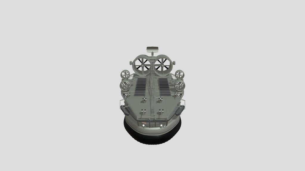 3D Model Scale Marine Hovercraft