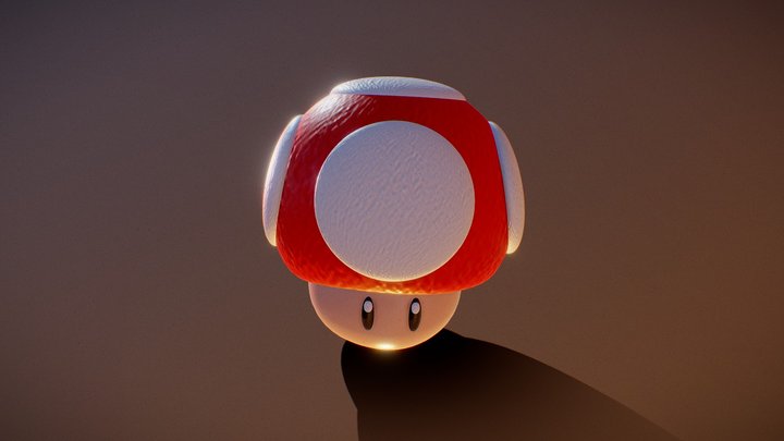 mario mushroom 3D Model