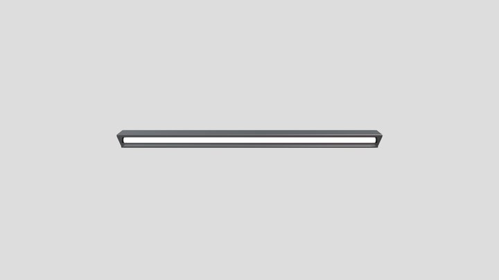 Simple fluorescent tube 3D Model