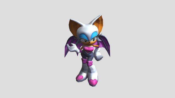 Rouge 3D Image Converted to 3D Model Updated