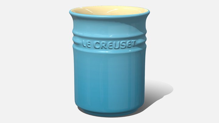 Le Creuset Stoneware Utensil Holder 3D Model