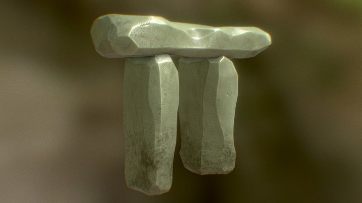 Stone Gate 3D Model