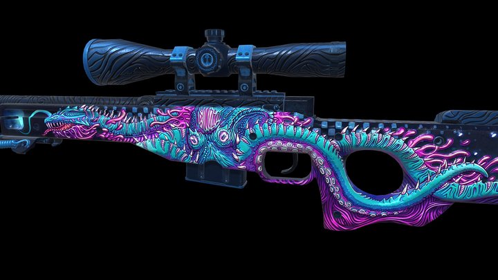 AWP - DEEP TROUBLE 3D Model
