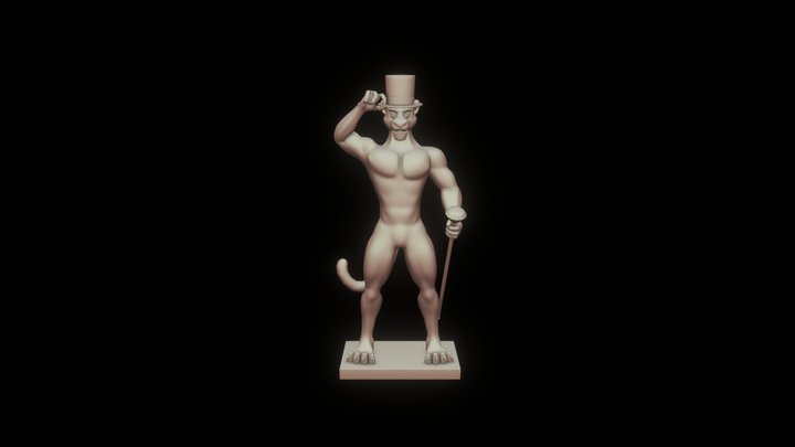 Fancy panther [3D Print Figurine] 3D Model