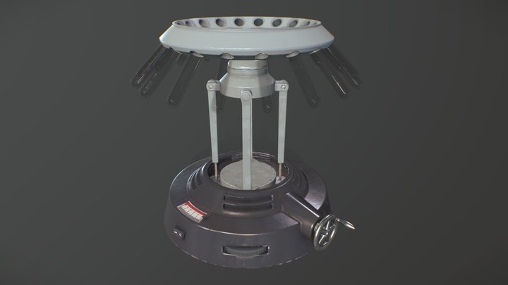 old hospital centrifuge 3D Model