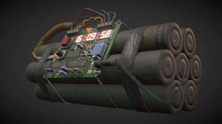 Time Bomb 1 3D model