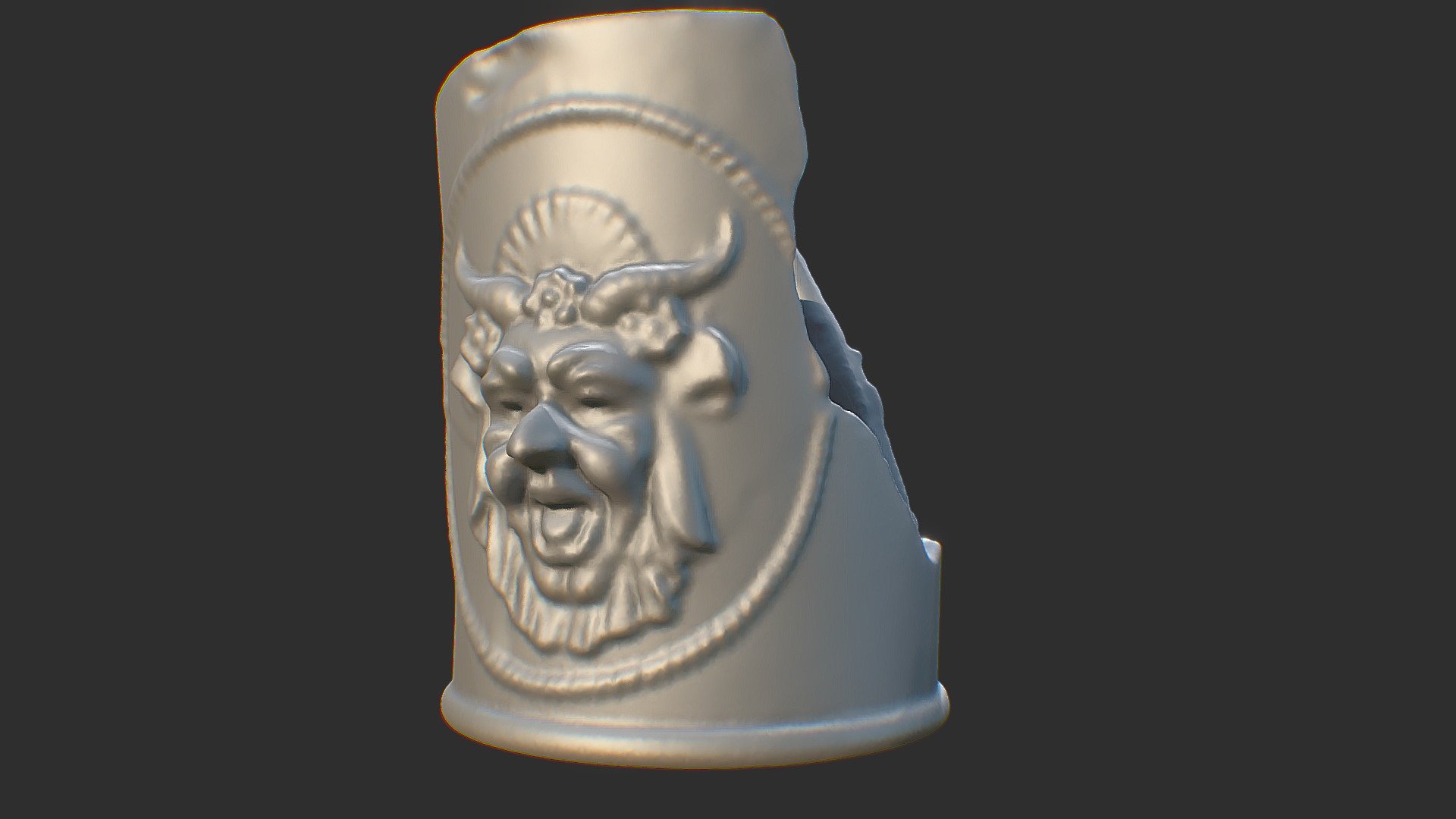 Mephistopheles Tumbler (#4A-G-0131) — Sketchfab embed 3D viewer