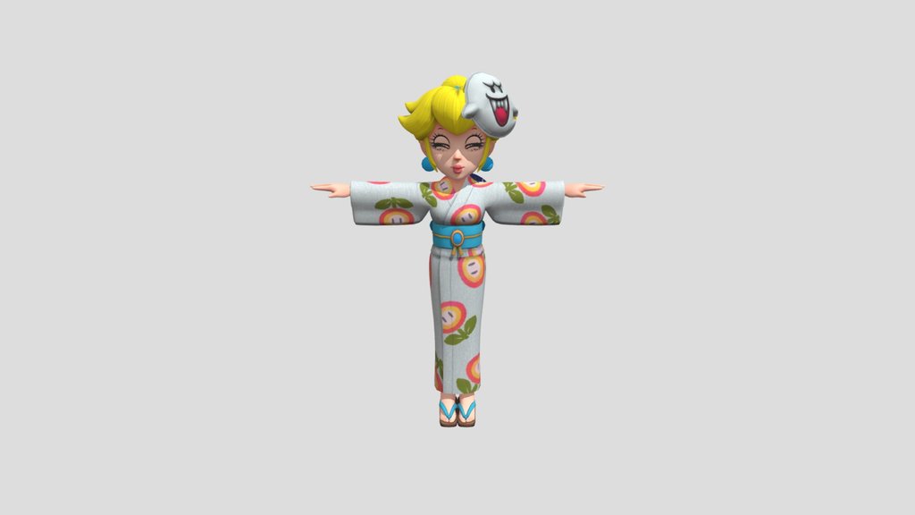Peach Yukata