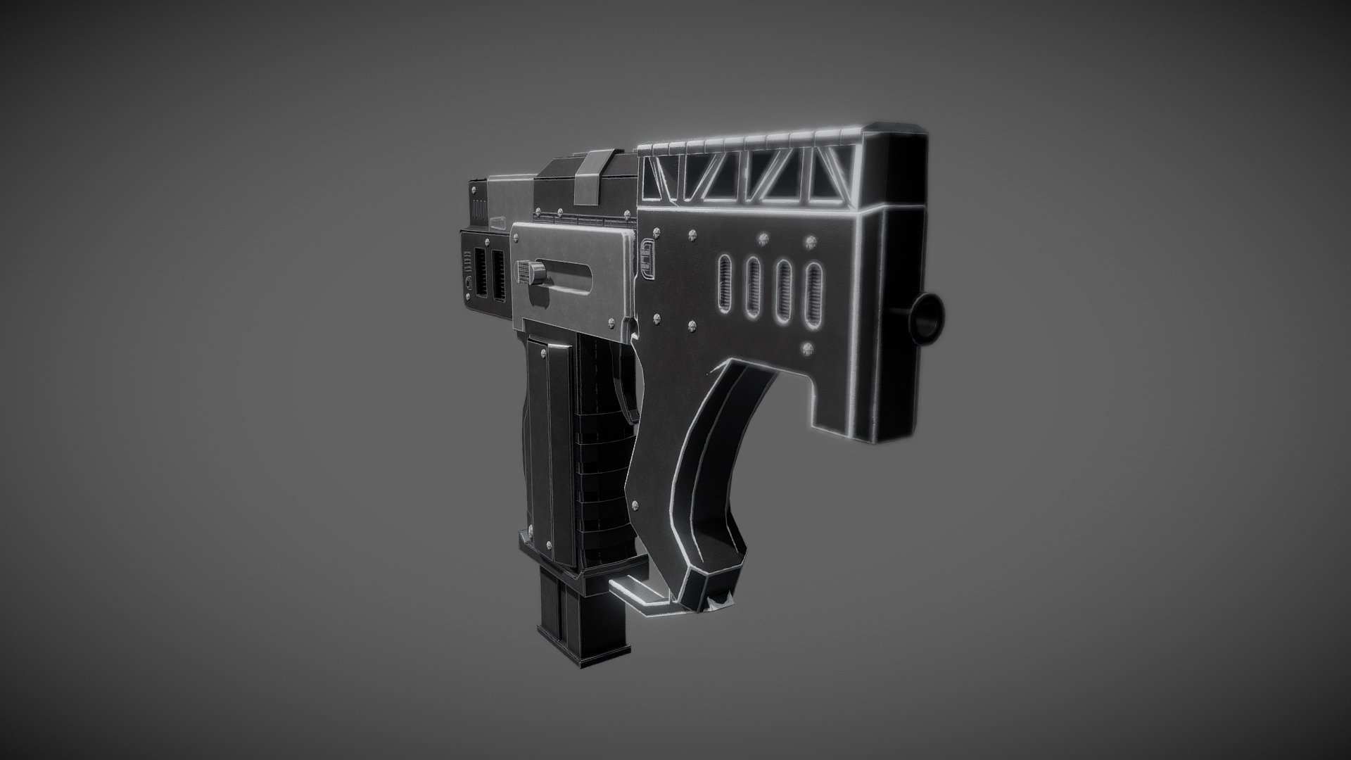 Sci-fi Pistol - Buy Royalty Free 3D model by G110Studios [627b410 ...