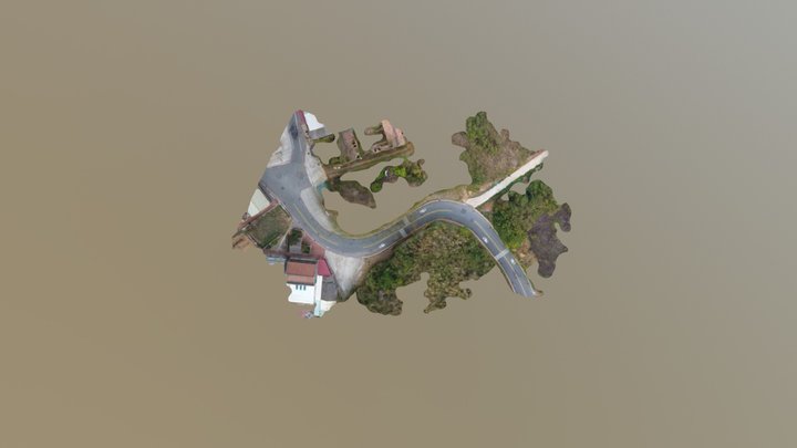 環島西路到湖埔國小(湖埔國小路口) 3D Model