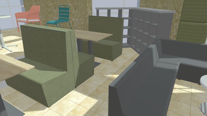 bureaux 3D Model
