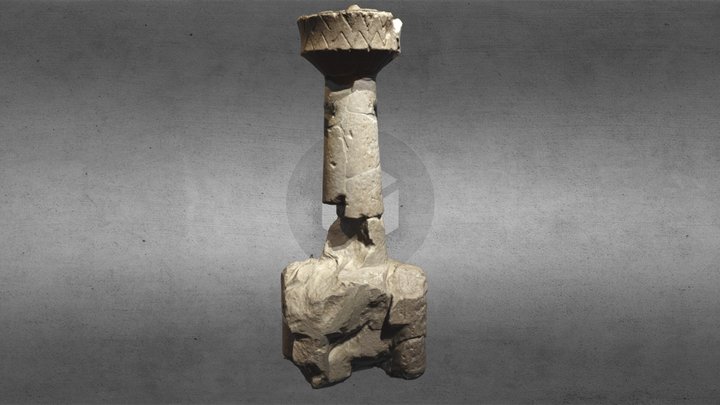 Maqueta de nurag quadrilobulat 3D Model