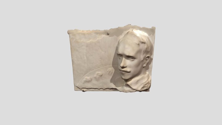 Busto de Peppino Benlliure para su lápida 3D Model