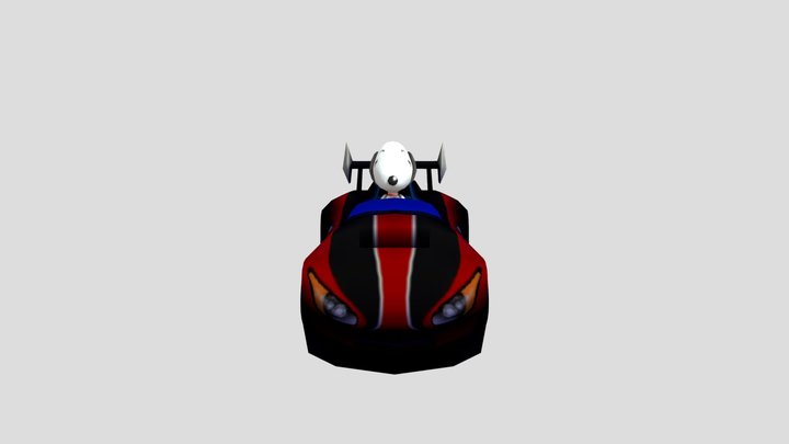 Snoopy Kart Wii – Kostenloses 3D-Modell STL