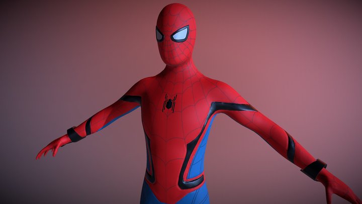Spiderman Homecoming Sculpt 3D Model