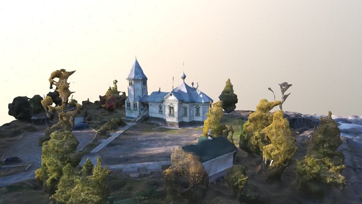 Церковь Зосимы, Савватия и Германа 3D Model