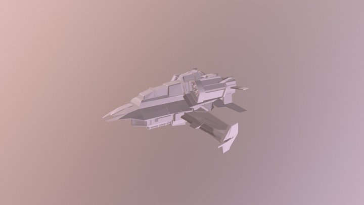 Terran Viking Low Poly 3D Model