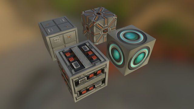 Boxes 3D Model