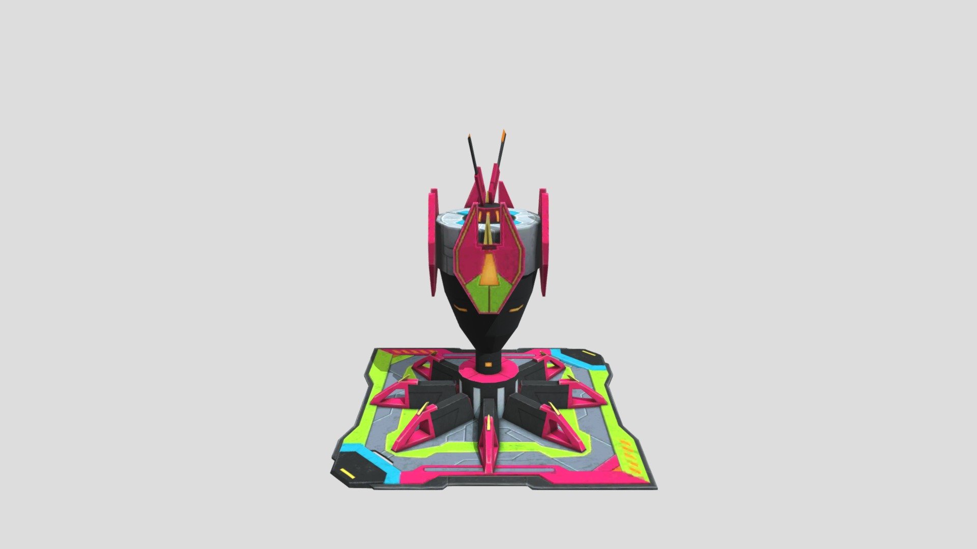 Earth Wars Combiner Beacon (Scorponok) Download Free 3D model by