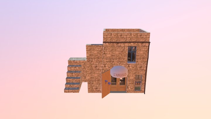 02 House Flowershop 3D Model