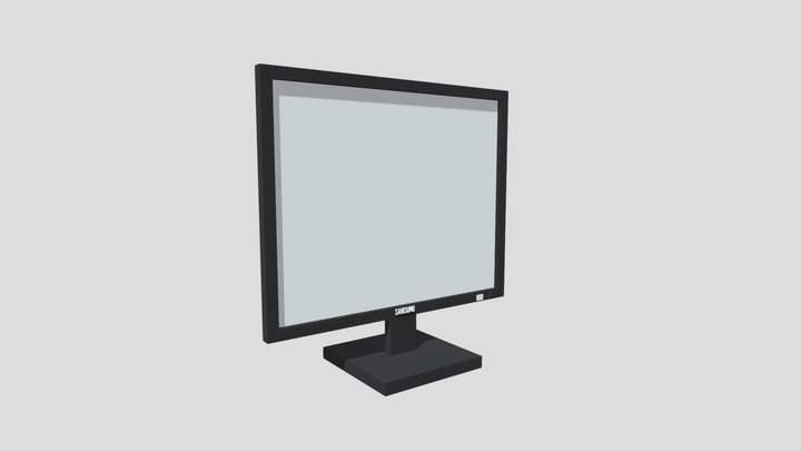 Old Monitor Samsung 3D Model