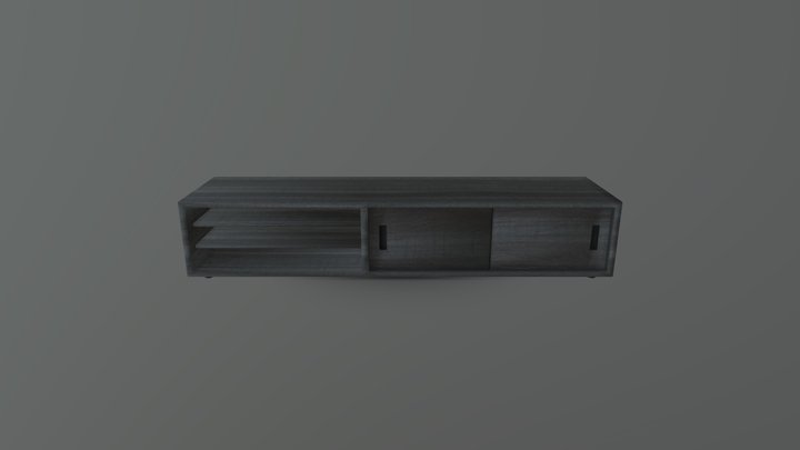 Wooden TV Stand – Kostenloses 3D-Modell STL